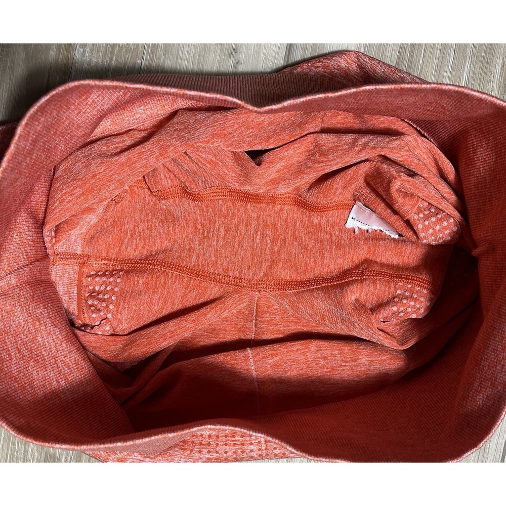 GYMSHARK Red Orange Seamless Compression Athletic Shorts - Size XL (?) - Picture 4 of 12